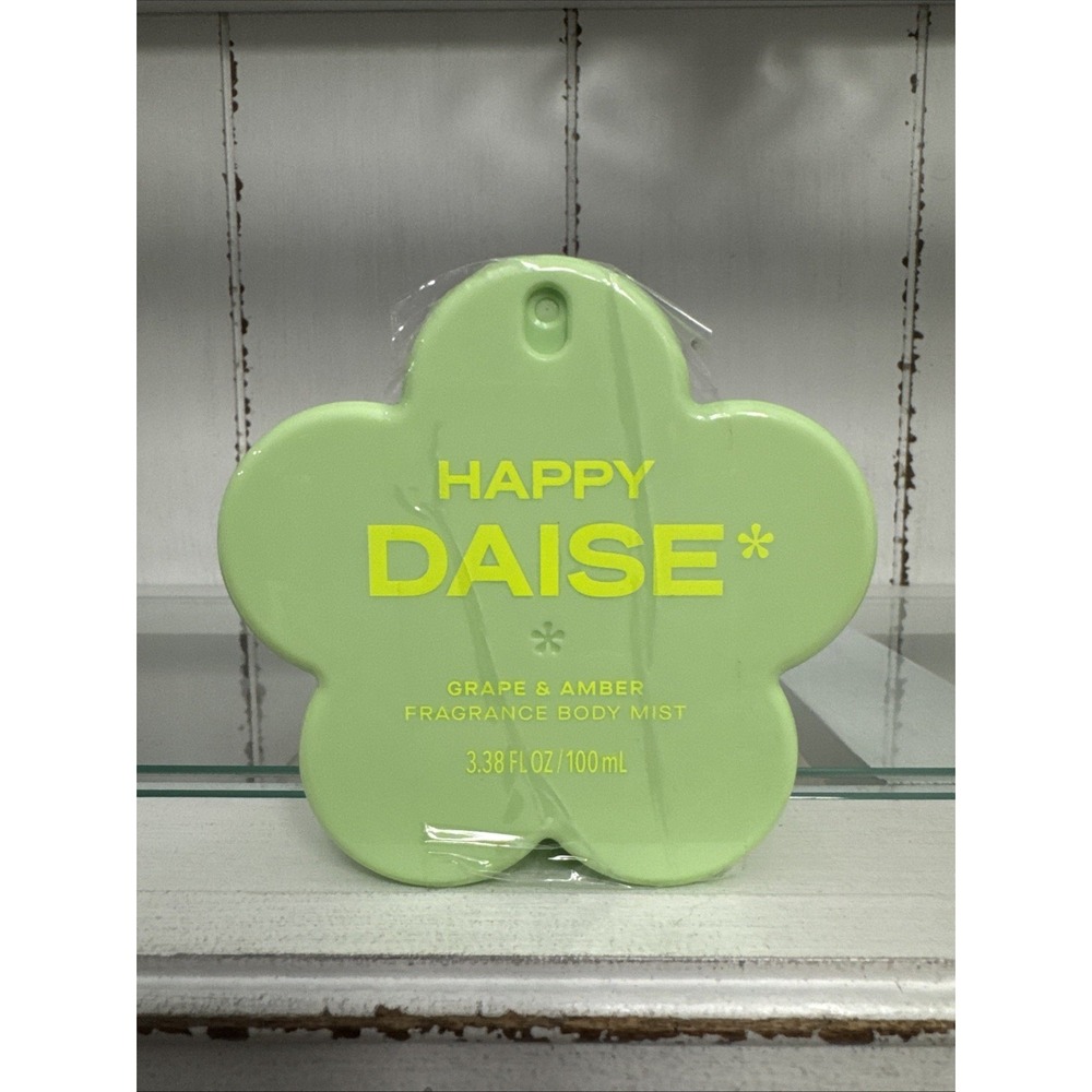 Daise Beauty Happy Daise Fragrance Body Mist 3.38 oz Grape Amber Vanilla 13606